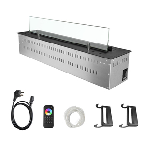 <span class=keywords><strong>Chimenea</strong></span> Eléctrica Moderna con Vapor de Agua, Inserto de <span class=keywords><strong>Chimenea</strong></span> Prestige de 60 Pulgadas (<span class=keywords><strong>150</strong></span> <span class=keywords><strong>cm</strong></span>), <span class=keywords><strong>Chimenea</strong></span> 3D con Efecto de Fuego Realista - Product Image 3
