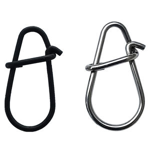 100 pièces en acier inoxydable <span class=keywords><strong>carpe</strong></span> matériel de pêche japonais Snap pivotant et connecteur de leurre, résistant antirouille pour la pêche - Product Image 4