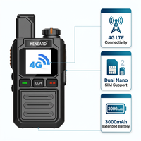 KENEARD KE737 Talkie-walkie 4G POC, portée illimitée mondiale, radio bidirectionnelle portable, double carte Nano SIM, 3000 mAh, Type-C, puissance de sortie 2W