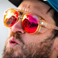 Protection des yeux de sports de plein air de cyclisme coupe-vent européen et américain, lunettes de soleil résistantes aux UV Lunettes de soleil Viper éblouissantes