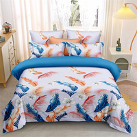 Weifang usine tissé microfibre 100% polyester drap de lit sergé imprimé Textile de maison matériel pour la literie échantillon gratuit