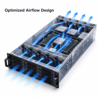 Boîtier de serveur GPU TZR 2U à montage en rack, en tôle ventilée, fabrication sur mesure pour stockage, ordinateur industriel, OEM ODM