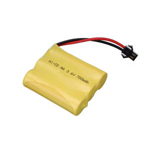 ニカド単三電池 <span class=keywords><strong>3.6V</strong></span> 700mAh 充電式電池パック 500mAh 600mAh 3S1P ニカド電池 - Product Image 1