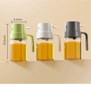 Wholesale Cooking Salad BBQ Air Fryer Use <b>200ml</b> Atomization Olive Oil Dispenser <b>Bottle</b> 6.8oz Sprayer Glass Oil Spray <b>Bottle</b> - Product Image 3