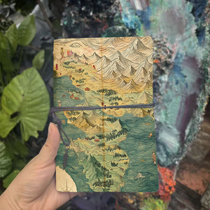 Bloc-notes A6 Bon pour les plans de <span class=keywords><strong>leçon</strong></span> des étudiants en éducation musicale et les notes de pratique d'instruments avec les forêts de montagnes Navires de mer Lan - Product Image 2