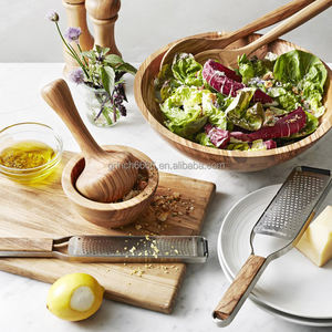 Juego de <span class=keywords><strong>mortero</strong></span> pequeño de madera de oliva, <span class=keywords><strong>mortero</strong></span> y mazo único, venta al por mayor, herramientas de hierbas y especias - Product Image 2