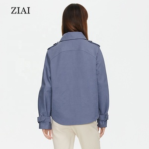 Offre Spéciale personnalisée de haute qualité printemps automne luxe manteau dames vert femmes veste - Product Image 4