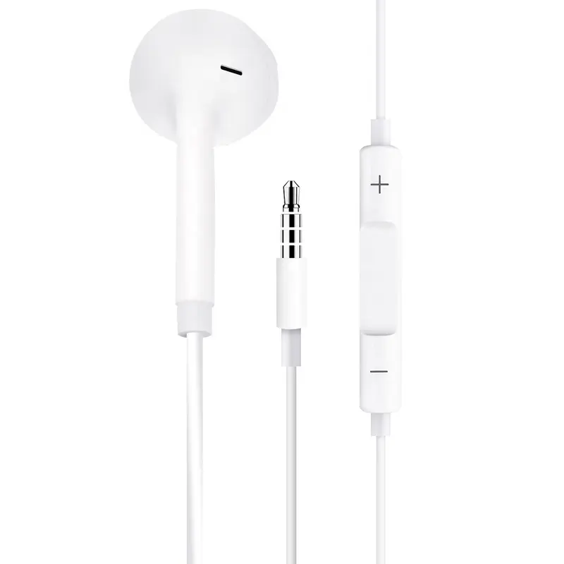 Popular Sale 3.5mm Jack Tpe Earphones Headphone Headsets 1.2 M Handsfree Stereo In-ear Wired Earphone
