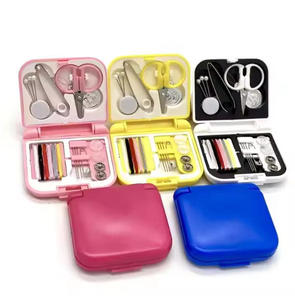 Biểu Tượng Tùy Chỉnh Công Cụ May Kit Set Box Mini Xách Tay Hình Vuông Tự Làm May May Tay Kit Cho Hộ Gia Đình Sử Dụng - Product Image 1