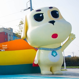 Glass Fiber Sculpture Customized Outdoor <b>Large</b> Cartoon Character IP Shopping Mall Beautiful Decoration Landscape Small <b>Ornament</b> - Product Image 4