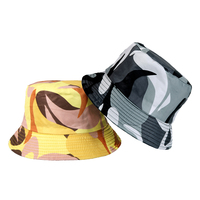 Sombrero de Pescador Unisex de Poliéster con Logotipo Personalizado para Mujer, Protección Solar para Exteriores, a Prueba de Viento, Casual, para Ciclismo, Primavera/Verano