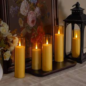 Velas LED sin Llama al por Mayor con Control Remoto y Temporizador, Velas Parpadeantes que Funcionan con Pilas para Fiestas en Casa y Navidad - Product Image 2