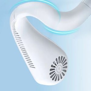 Ventilador de cuello libre portátil al aire libre manos libres recargable 2000mAh batería para uso masculino y femenino - Product Image 6