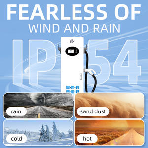 Borne de recharge haute efficacité 40 kW, unité d'alimentation CC à pistolet unique, montage au sol, conception peu encombrante - Product Image 3