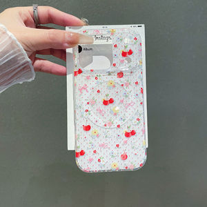 เคสโทรศัพท์ลายเชอร์รี่เต็มหน้าจอสำหรับ Apple Phone 17 PRO MAX เหมาะสำหรับเด็กผู้หญิงลายดอกไม้สำหรับ iPhone 16เคสป้องกัน15 pro/ 17 - Product Image 2
