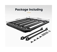 Porte-bagages de toit multifonctionnel universel 4x4 pour HILUX N70 2007+