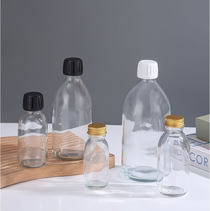 Mini Botella <span class=keywords><strong>de</strong></span> Vidrio <span class=keywords><strong>para</strong></span> Licores <span class=keywords><strong>de</strong></span> 30ml 60ml 100ml 125ml 150ml 200ml 250ml con Tapa Metálica <span class=keywords><strong>de</strong></span> Rosca <span class=keywords><strong>para</strong></span> Servir Tequila - Product Image 5