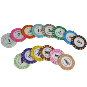 Offre Spéciale 600/1000 pcs/set <span class=keywords><strong>Casino</strong></span> Baccarat D'argile <span class=keywords><strong>Monte</strong></span>-<span class=keywords><strong>carlo</strong></span> Design Texas Hold'em Personnalisé Avec Boîte acrylique <span class=keywords><strong>Poker</strong></span> Jeux de Puces Fournisseur - Product Image 2