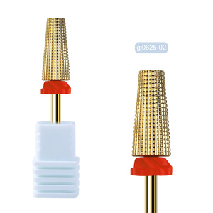 Broca <span class=keywords><strong>Profesional</strong></span> para Remover Cutículas de Uñas, Broca para Remover Uñas de 7 mm, 5 en 1, Broca para Uñas XXF XF F M C, Broca para Uñas de Carburo de Tungsteno - Product Image 2