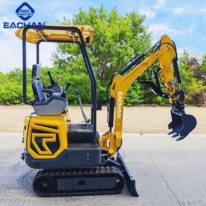 Gran potencia, microexcavadora de 1,2 toneladas, CE EPA, diésel, totalmente hidráulica, pequeña excavadora, sitio de construcción, miniexcavadora con cubo - Product Image 4