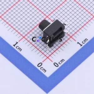 TS-1102SD-B-F-B Tactile Switch SMD,6x6mm Switch Single Pole Single Throw Round Button 1.6N Vertical Mount - Product Image 2