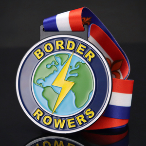 Bán Buôn Tùy Chỉnh Cổ Huy Chương Khuôn Kẽm Hợp Kim 3D Marathon Chạy Huy Chương Đi Bộ Đường Dài Thể Thao Bóng Đá Bóng Đá Huy Chương Với Ribbon - Product Image 1