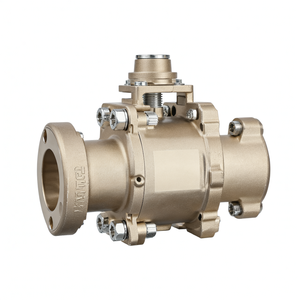 Válvula de Bola Sanitaria Neumática de Doble Acción de Acero Inoxidable de Alta Temperatura COVNA de 1/2 Pulgada - Product Image 1