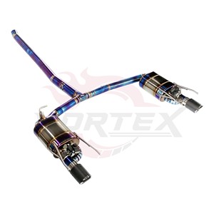 ท่อไอเสีย Vortex Burnt Blue Titanium Performance สำหรับ Toyota Camry ระบบวาล์วควบคุมเสียงพร้อมแผ่นกันความร้อน - Product Image 2