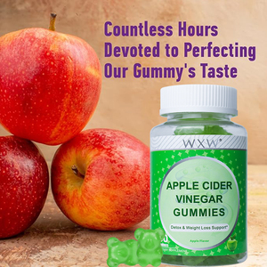 วีแกนสลิม แอลซีวี กัมมี่ แคนดี้ ดีเอ็กซ์วี แอปเปิ้ล ไซเดอร์ วีนิการ์ ลดน้ำหนัก โฟเลต วิตามินบี6 สำหรับผู้ใหญ่ ไม่เหมาะสำหรับเด็ก - Product Image 3