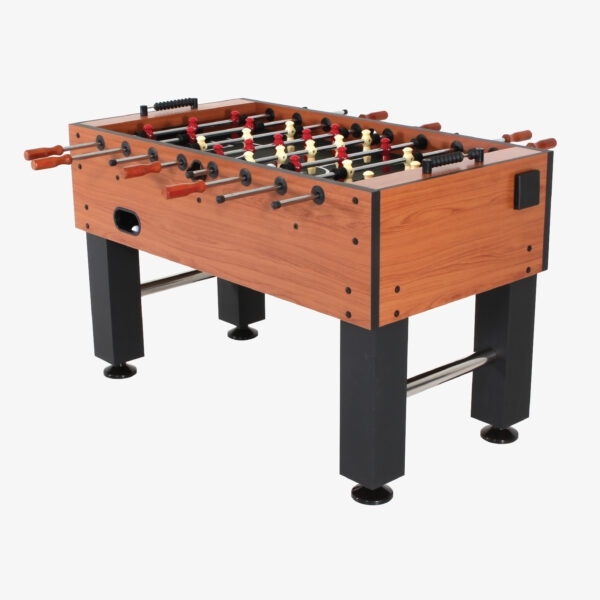 Factory-Direct CS Standard 5-Inch MDF Freestanding Tabletop Foosball Table Black Customizable Indoor Sports Competitions Soccer