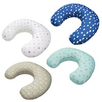 Oreillers d'allaitement pour bébé en forme de U multifonctionnels lavables avec fibre tricotée écologique pour un sommeil sain et l'allaitement