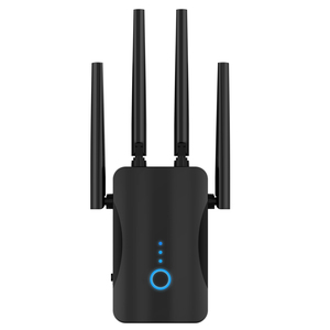 EU 1200Mbps Dual band Wifi Repeater Booster tầm xa 2.4G <span class=keywords><strong>Extender</strong></span> & 5G khuếch đại tín hiệu không dây repetidor Wifi Booster - Product Image 1