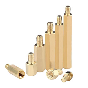 Brass M3 Hexagonal PCB Standoff Screw Pillars Male Female Threaded Spacers For Motherboard Isolation Support - Product Image 3