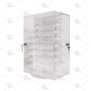 Espositore Girevole da Banco in Acrilico per Gioielli, Antifurto, per Negozi al Dettaglio, per Piercing al Naso e Gioielli per il Corpo - Product Image 5