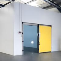 Chambre froide/congélateur modulaire -25°C pour stockage de viande, installation rapide en 48h, réfrigérant R404a, moteur automatique