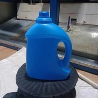 Bouteilles en Plastique Vides HDPE Bleues de 500ML 1L 2L 3L 5L pour Linge Liquide, Nettoyant, Désinfectant, Assouplissant ou Eau de Javel