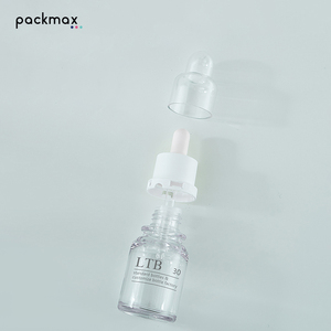 Botellas cuentagotas de PET de pared gruesa y alta transparencia de 10-50 ml con tapa a prueba de manipulaciones, para suero y esencia - Product Image 2