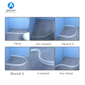 Kendinden yapışkanlı banyo su durdurucu sel duş bariyeri kuru ve ıslak ayırma silikon katlanabilir duş eşiği - Product Image 6