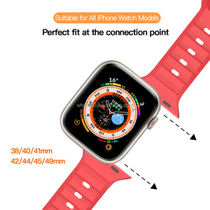<span class=keywords><strong>Bracelet</strong></span> Ultra 2 Sport pour montre iPhone Fluor Rubber Silicone Air Hole <span class=keywords><strong>Bracelet</strong></span> Band Compatible Series 9 40mm Smart Watches - Product Image 5