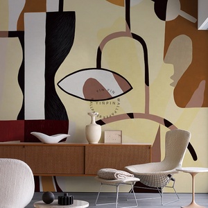 Papier peint <span class=keywords><strong>mural</strong></span> de télévision d'art abstrait moderne peler et coller le papier peint <span class=keywords><strong>mural</strong></span> - Product Image 1