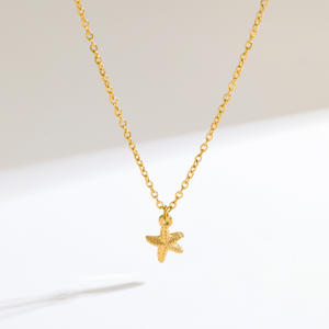 MICCI 18K金メッキジュエリー 防水イヤリング ヒトデペンダントネックレス ジュエリーセット 女性用 - Product Image 3