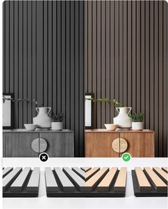 Panneaux acoustiques en bois Akupanel en placage <span class=keywords><strong>de</strong></span> noyer foncé MDF à lattes Panneaux muraux en bois pour salle <span class=keywords><strong>de</strong></span> théâtre <span class=keywords><strong>Studio</strong></span> - Product Image 6
