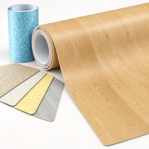 Rollos <span class=keywords><strong>de</strong></span> Suelo <span class=keywords><strong>de</strong></span> PVC al por Mayor, Baldosas Flexibles con Diseño <span class=keywords><strong>de</strong></span> Madera Decorativa para Apartamentos <span class=keywords><strong>de</strong></span> Alquiler, Aspecto <span class=keywords><strong>de</strong></span> Terrazo - Product Image 2