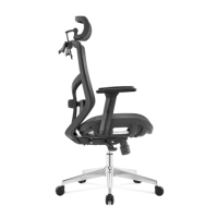 Chaise de bureau ergonomique pivotante en maille intégrale confortable Foshan 2024 – Vente en gros pour Noël