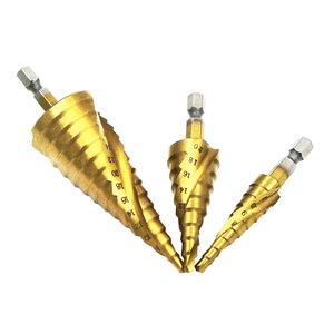 Hot Selling Hexagon Shank <b>Step</b> <b>Drill</b> Bearing Steel Straight Spiral <b>Step</b> Pagoda <b>Drill</b> Iron Wood <b>Drill</b> Reamer - Product Image 3
