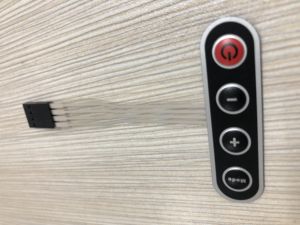 Bàn Phím Công Tắc Màng 4 Nút Dập Nổi Vật Liệu PET Mờ 0.13Mm Có Keo Dính - Product Image 6