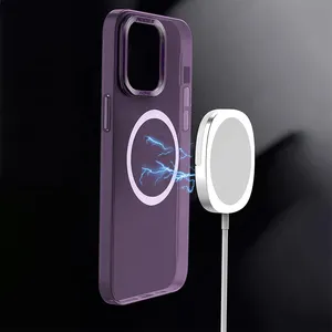 2023 New Design Clear Matte Hard PC Magnetic Mobile Phone Cases For IPhone 14 Pro Max Phone Case