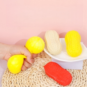 Jumbo Peanut Stress Relief Toy Soft Squishy <b>Squeeze</b> <b>Ball</b> Simulation Peanut Anti Stress Fidget Toy for Adults Kids Anxiety Relief - Product Image 2