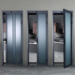 <span class=keywords><strong>Porte</strong></span> pliante moderne en alliage d'aluminium pour petit appartement, cloison <span class=keywords><strong>coulissante</strong></span> en verre étanche pour salle de bain et balcon, sans <span class=keywords><strong>rail</strong></span> inférieur - Product Image 1