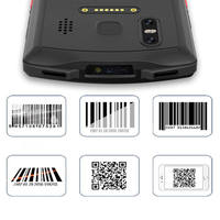 Déverrouillage d'empreintes digitales de 5.99 pouces Collecteur de données portable Scanner de téléphone portable Scanner de code QR Android